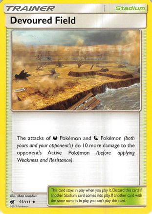 Devoured Field (093/111) Reverse Holofoil [Crimson Invasion] - Uncommon