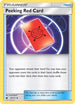 Peeking Red Card 097  - Reverse Holofoil SM  Crimson Invasion - Uncommon