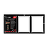 Ultra Pro 3-Card Black Border One-Touch Holder (35pt)