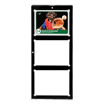 Ultra Pro 3-Card Black Border One-Touch Holder (35pt) | Eastridge Sports Cards