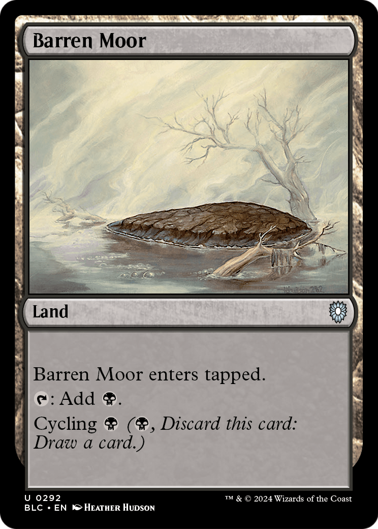 Barren Moor (BLC-292) - Bloomburrow Commander