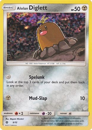 Alolan Diglett (9/12) Holofoil [McDonalds Promos 2017] - Promo