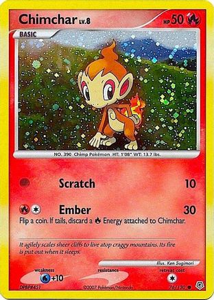 Chimchar (Cosmos Holo) (076/130) Holofoil [Miscellaneous Cards & Products] - Promo