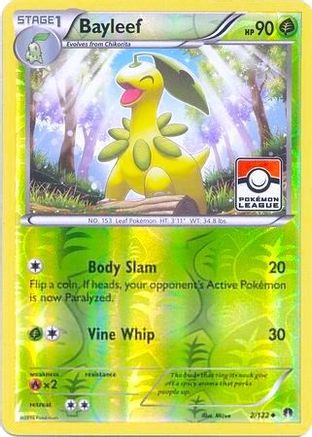 Bayleef (Pokemon League) (2/122) Reverse Holofoil [League & Championship Cards] - Promo