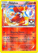 Delphox - 13/124 (Pokemon League)/124  - Reverse Holofoil League & Championship Cards - Promo
