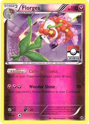 Florges (Pokemon League) (103/162) Reverse Holofoil [League & Championship Cards] - Promo