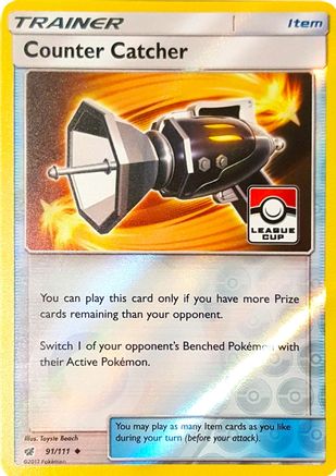 Counter Catcher (League Cup) (091/111) Reverse Holofoil [League & Championship Cards] - Promo