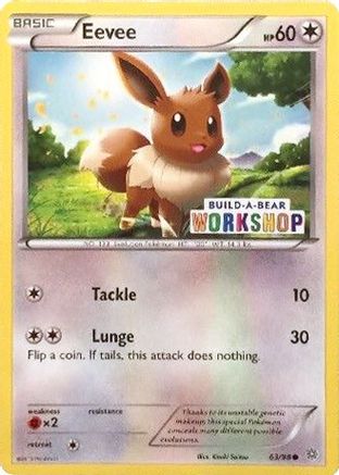 Eevee (Build-A-Bear Workshop Exclusive) (063/98) [Miscellaneous Cards & Products] - Promo