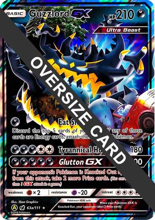 Guzzlord GX (63a/111) Holofoil [Jumbo Cards] - Promo