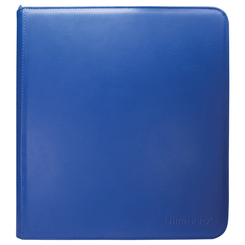 Ultra Pro Vivid 12-Pocket Zippered PRO-Binder- Blue