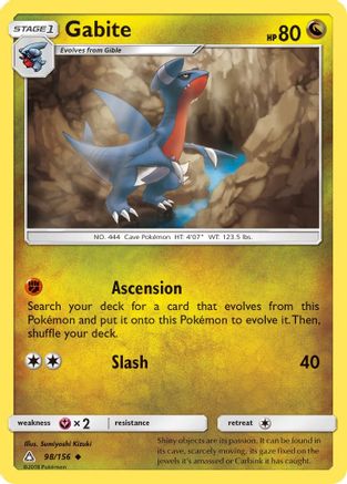 Gabite (098/156) Reverse Holofoil [Ultra Prism] - Uncommon