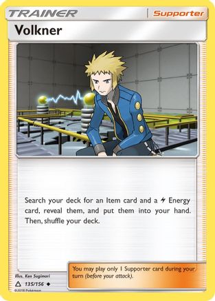 Volkner 135  - Reverse Holofoil SM  Ultra Prism - Uncommon