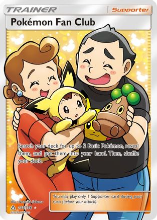 Pokemon Fan Club (Full Art) (155/156) Holofoil [Ultra Prism] - Ultra Rare