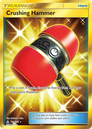 Crushing Hammer (Secret Rare) (166/156) Holofoil [Ultra Prism] - Secret Rare