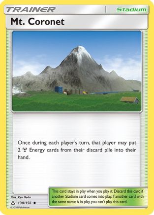 Mt. Coronet (130/156) Reverse Holofoil [Ultra Prism] - Uncommon