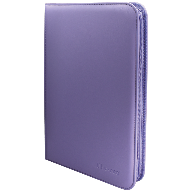 Ultra Pro Vivid 9-Pocket Zippered PRO-Binder- Purple