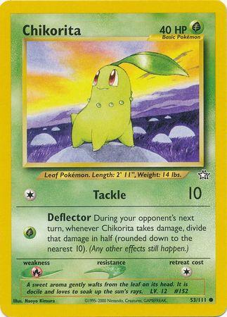 Chikorita (053/111) Unlimited [Neo Genesis] - Common