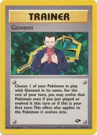 Giovanni (104/132) Unlimited [Gym Challenge] - Rare