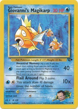 Giovanni's Magikarp (073/132) Unlimited [Gym Challenge] - Common