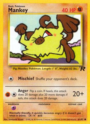 Mankey (061/82) Unlimited [Team Rocket] - Common