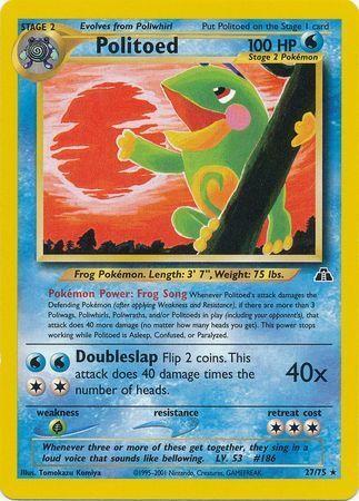 Politoed (027/75) Unlimited [Neo Discovery] - Rare