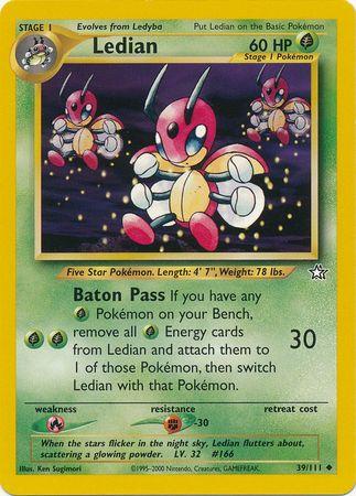 Ledian (039/111) Unlimited [Neo Genesis] - Uncommon