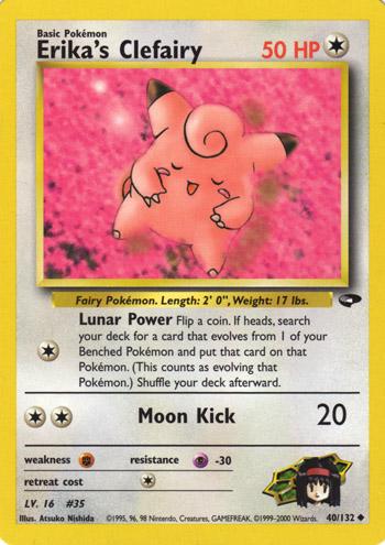 Erika's Clefairy (040/132) Unlimited [Gym Challenge] - Uncommon