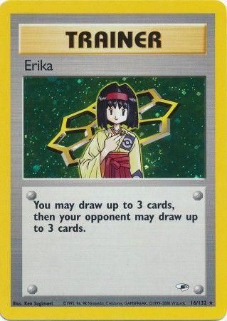 Erika (016/132) Unlimited Holofoil [Gym Heroes] - Holo Rare