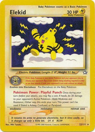 Elekid (022/111) Unlimited [Neo Genesis] - Rare