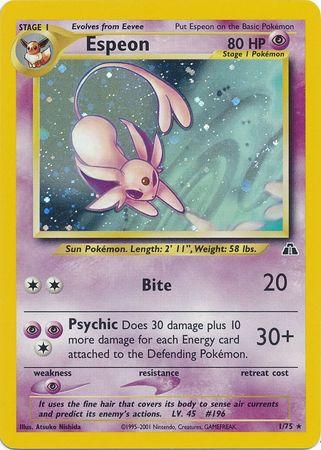 Espeon (1/75) Unlimited Holofoil [Neo Discovery] - Holo Rare