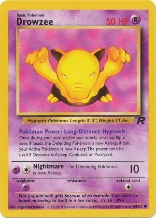 Drowzee (054/82) Unlimited [Team Rocket] - Common