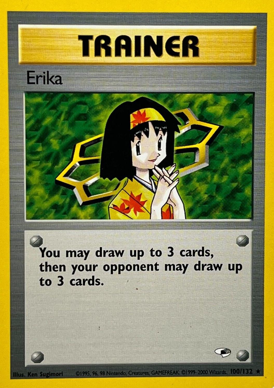 Erika (100/132) Unlimited [Gym Heroes] - Rare