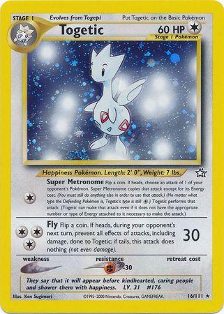 Togetic (016/111) Unlimited Holofoil [Neo Genesis] - Holo Rare