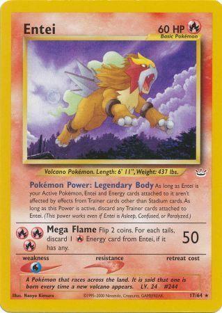 Entei (017/64) Unlimited [Neo Revelation] - Rare