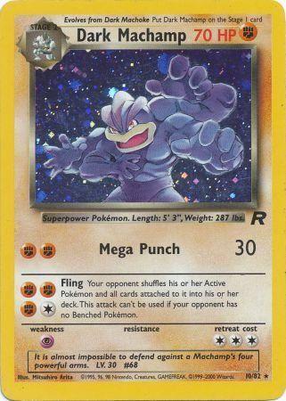 Dark Machamp (010/82) Unlimited Holofoil [Team Rocket] - Holo Rare