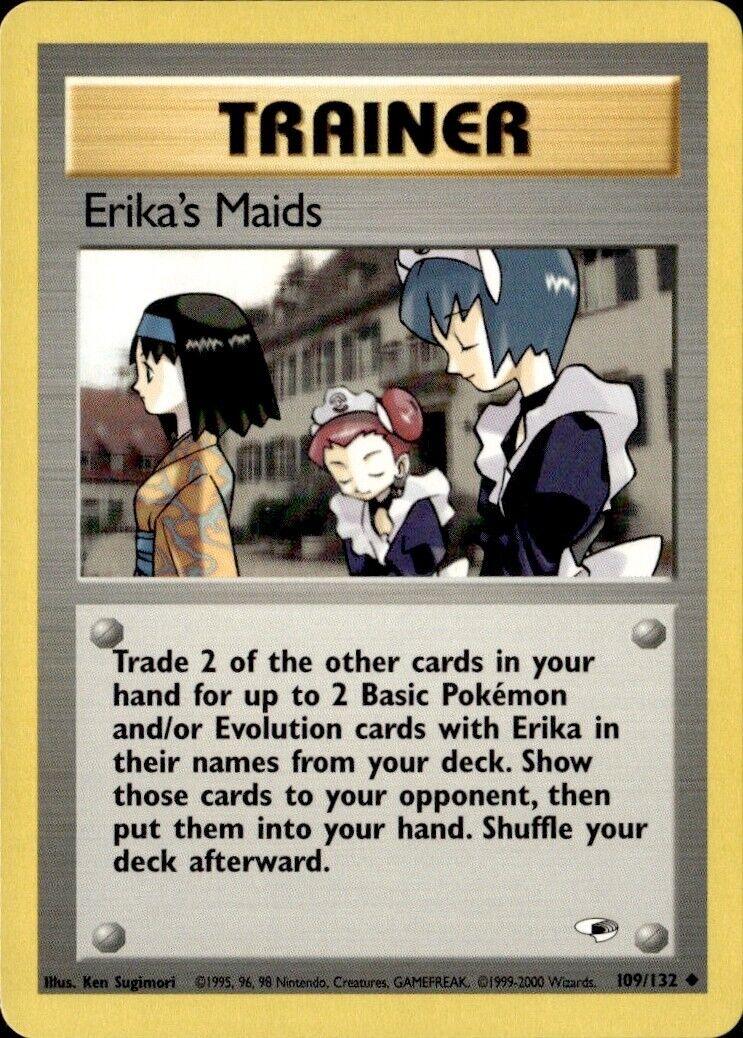 Erika's Maids (109/132) Unlimited [Gym Heroes] - Uncommon