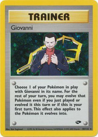 Giovanni (18/132) Unlimited Holofoil [Gym Challenge] - Holo Rare