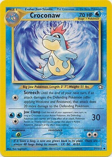 Croconaw (031/111) Unlimited [Neo Genesis] - Uncommon