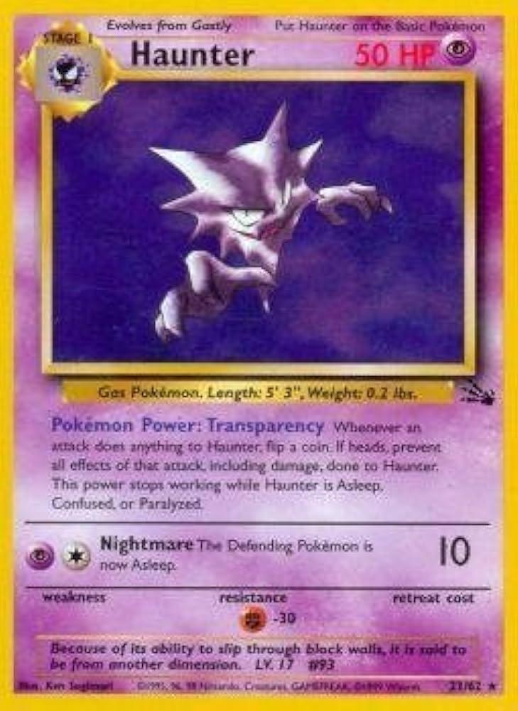 Haunter (021/62) Unlimited [Fossil] - Rare