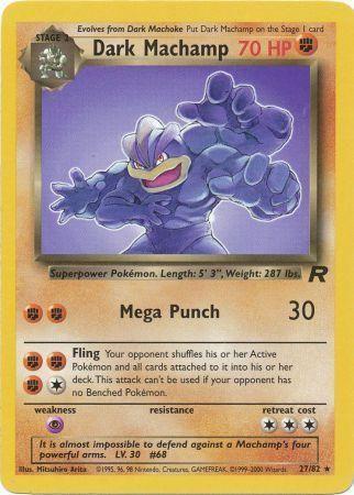 Dark Machamp (027/82) Unlimited [Team Rocket] - Rare