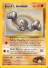 Brock's Geodude (066/132) Unlimited [Gym Heroes] - Common