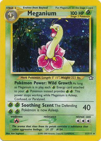 Meganium (11/111) Unlimited Holofoil [Neo Genesis] - Holo Rare