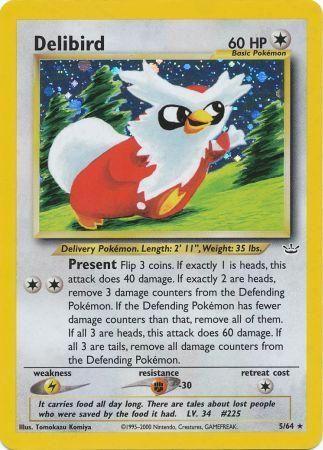 Delibird (005/64) Unlimited Holofoil [Neo Revelation] - Holo Rare