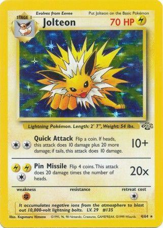 Jolteon (004/64) Unlimited Holofoil [Jungle] - Holo Rare