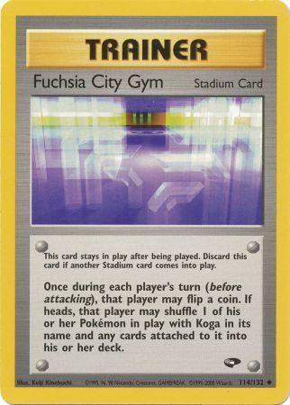 Fuchsia City Gym (114/132) Unlimited [Gym Challenge] - Uncommon