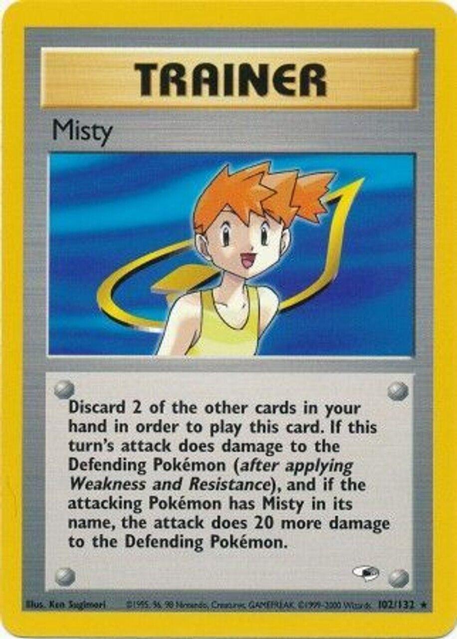 Misty (102/132) Unlimited [Gym Heroes] - Rare