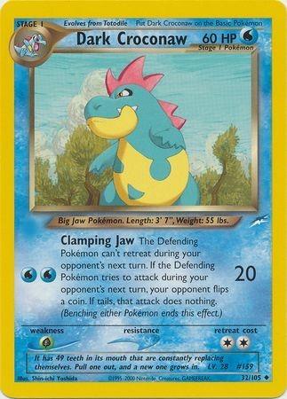 Dark Croconaw (032/105) Unlimited [Neo Destiny] - Uncommon