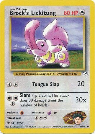 Brock's Lickitung (041/132) Unlimited [Gym Heroes] - Uncommon