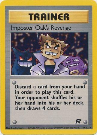 Imposter Oak's Revenge (076/82) Unlimited [Team Rocket] - Uncommon