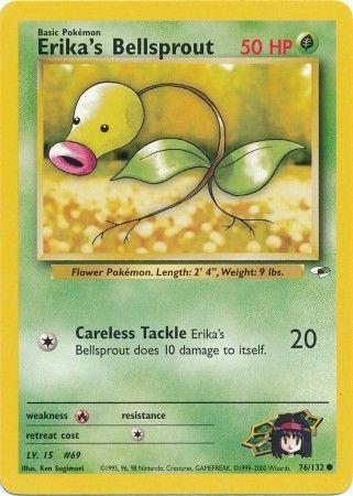 Erika's Bellsprout (076/132) Unlimited [Gym Heroes] - Common